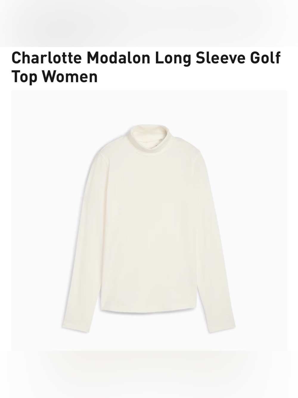PUMA Women's Charlotte Modalon Long Sleeve